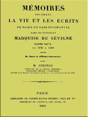 [Gutenberg 52929] • Mémoires touchant la vie et les écrits de Marie de Rabutin-Chantal, (6/6)